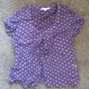 Boden blouse purple, size 8, like new